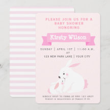 Niedlich Mother & Baby Girl Bunny | Babydusche