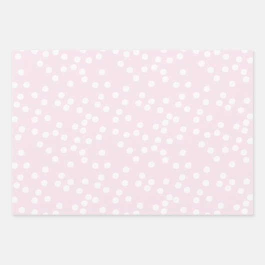 Niedlich Mother & Baby Girl Bunny | Rosa Geschenkpapier Set (Vorderseite 3)