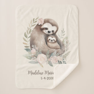 Niedlich Mother Baby Sloth Name Birthdate Sherpadecke
