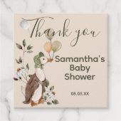 Niedlich Mother Goose Daisies Kinderdusche Vielen  Geschenkanhänger (Vorderseite)