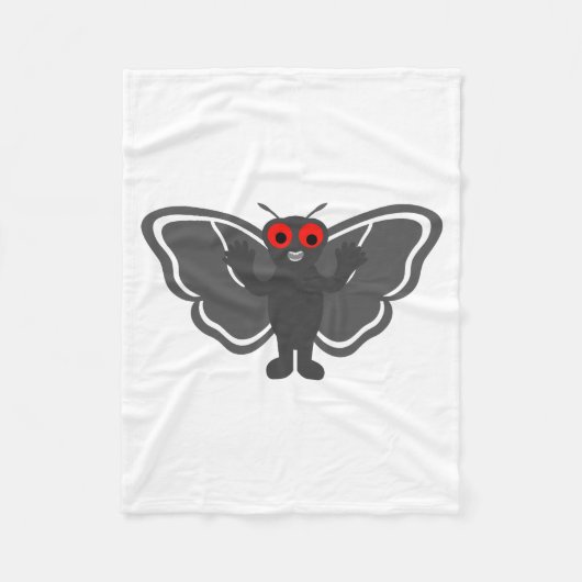 Niedlich Mothman Fleecedecke (Vorderseite)