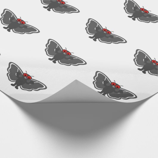 Niedlich Mothman Geschenkpapier (Ecke)