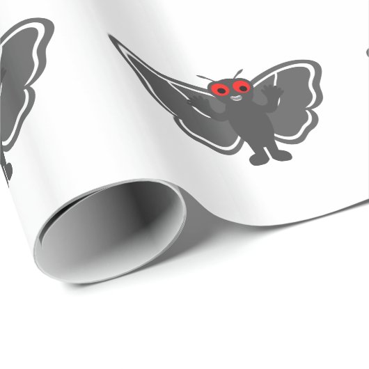 Niedlich Mothman Geschenkpapier (Rolleneckpunkt)