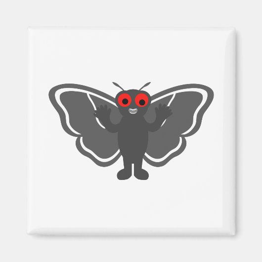 Niedlich Mothman Magnet (Vorne)