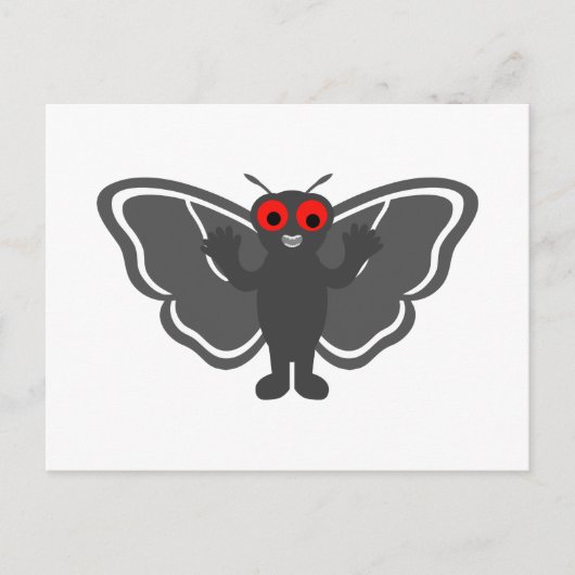 Niedlich Mothman Postkarte (Vorderseite)