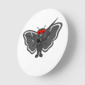 Niedlich Mothman Runde Wanduhr (Winkel)
