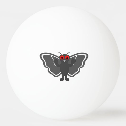 Niedlich Mothman Tischtennisball (Vorderseite)