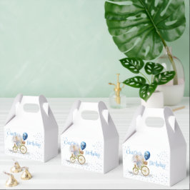 Niedlich Mouse Animal Bicycle Boy 1. Geburtstag Pa Geschenkschachtel