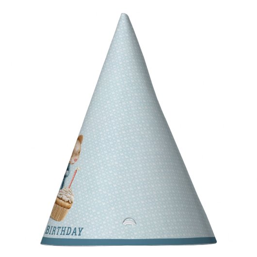 Niedlich Mouse First Birthday Party Hat Partyhütchen (Rechts)