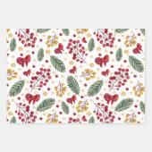 Niedlich Mouse Themed Christmas Patches Geschenkpapier Set (Vorderseite 2)