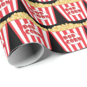 Niedlich Movie Popcorn Fliesen Muster Party Geschenkpapier (Rolleneckpunkt)