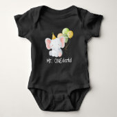 Niedlich Mr. ONEderful Birthday Baby Strampler (Vorderseite)