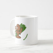 Niedlich Mud Zombie Dorotabo - Fun Yokai Kaffeetasse (Vorderseite Links)