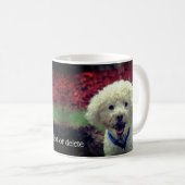 Niedlich Muddy Faced Poodle Personalisiert Kaffeetasse (VorderseiteRechts)