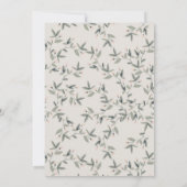 Niedlich Mum Deer Fawn Floral Wappen Kinderankündi Dankeskarte (Rückseite)