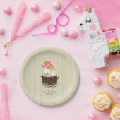 Niedlich Mushroom Baby Dusche Napkin Pappteller (Party)