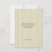 Niedlich Mushroom Baby Dusche Vielen Dank Dankeskarte (Rückseite)