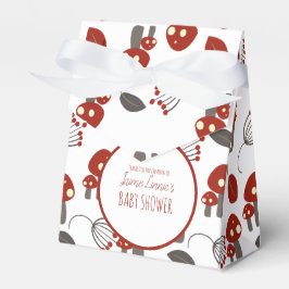 Niedlich Mushroom Baby Duschgarten Wald Danke Geschenkschachtel