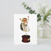 Niedlich Music Box Dancer Postkarte (Stehend Vorderseite)