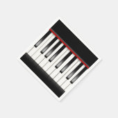 Niedlich Music fun Party Piano Papierservietten (Ecke)