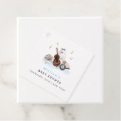 Niedlich Musician Polar Bear Baby Dusche Geschenkanhänger (Beispiel)