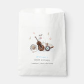 Niedlich Musician Polar Bear Baby Dusche Geschenktütchen (Vorderseite)