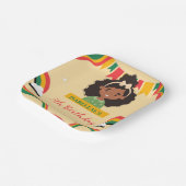 Niedlich nach der Meerjungfrau in den USA Geburtst Pappteller (Gewinkelt)