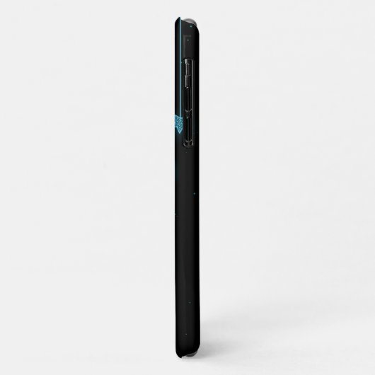 Niedlich nachts glühender Mond und Sterne Case-Mate iPhone Hülle (Hinten/Links)