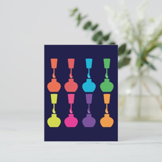 Niedlich Nagel Polnisch! Postkarte (Stehend Vorderseite)