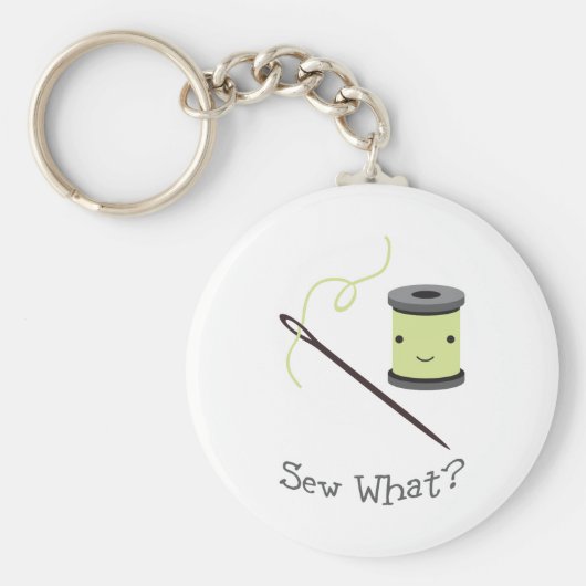 Niedlich, näh was? schlüsselanhänger (Vorne)