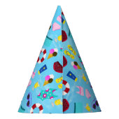 Niedlich Name Pool Geburtstagspartei Partyhütchen (Rückseite)