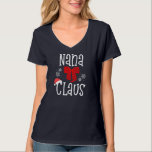 Niedlich Nana Claus Santa Grandma Christmas Pajama T-Shirt<br><div class="desc">Niedlich Nana Claus Santa Grandma Weihnachts Pajama Familiengeschenk</div>