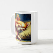 Niedlich Napping Chihuahua | Sweet Dreams Tee of Kaffeetasse (Vorderseite Links)