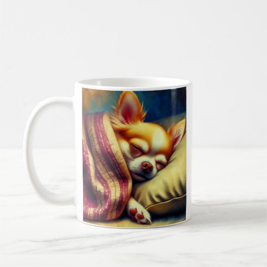 Niedlich Napping Chihuahua | Sweet Dreams Tee of Kaffeetasse (Links)