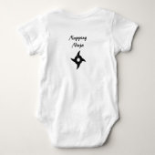 Niedlich Napping Ninja Baby Bodysuit Baby Strampler (Rückseite)