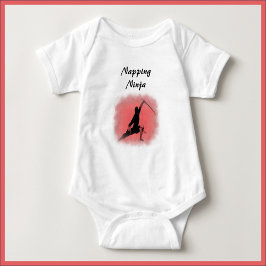 Niedlich Napping Ninja Baby Bodysuit Baby Strampler