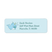 Niedlich Narwhal Baby Shower Kawaii Blue Boy (Vorne)
