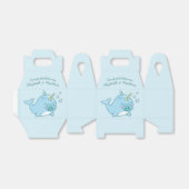 Niedlich Narwhal Baby Shower Kawaii Blue Boy Geschenkschachtel (Ungefaltet)