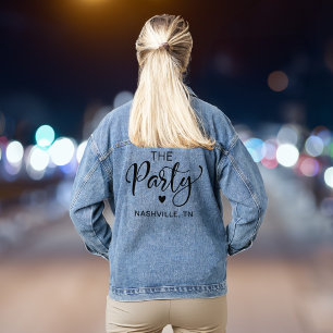 Niedlich Nashville Junggeselinnen-Abschied Jeansjacke