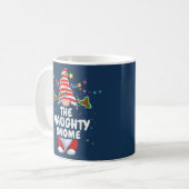 Niedlich Naughty Gnome Personalisierte Weihnachten Kaffeetasse (Vorderseite Links)
