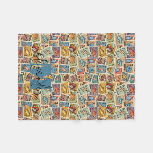 Niedlich Nautic Fleecedecke (Vorderseite (Horizontal))