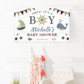 Niedlich Nautical Ahoy! Die Babydusche Banner (Insitu)