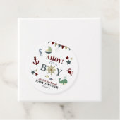 Niedlich Nautical Ahoy! Die Babydusche Geschenkanhänger (Beispiel)