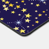 Niedlich Navy Blue Celestial Pattern Fun Lovely St Schreibtischunterlage (Ecke)