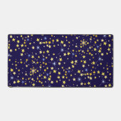 Niedlich Navy Blue Celestial Pattern Fun Lovely St Schreibtischunterlage (Vorderseite)