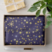 Niedlich Navy Blue Celestial Pattern Fun Lovely St Seidenpapier (Geschenk)