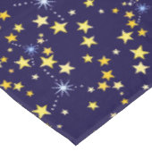 Niedlich Navy Blue Celestial Pattern Fun Lovely St Tischdecke (Schrägansicht)