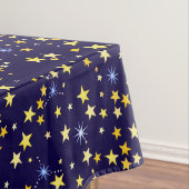 Niedlich Navy Blue Celestial Pattern Fun Lovely St Tischdecke (Beispiel)