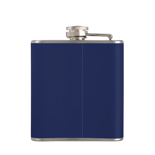 Niedlich Navy Blue Junggeselinnen-Abschied Flask 6 Flachmann (Rückseite)