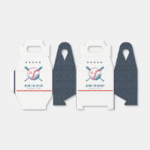 Niedlich Navy Red Baseball Bat Star Kindergeburtst Geschenkschachtel (Ungefaltet)